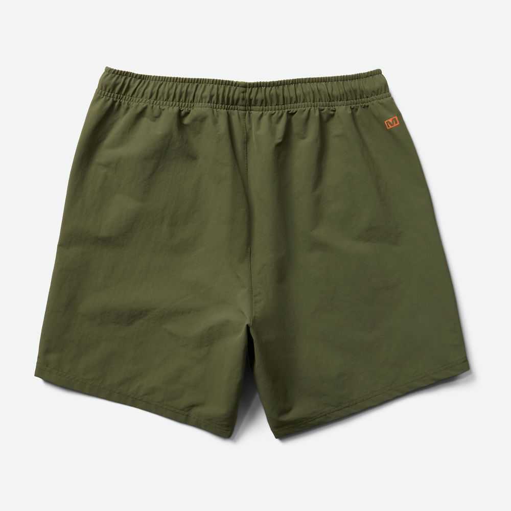 Pantalones Cortos Merrell Hayes Hombre Verde Oliva | México-8964262