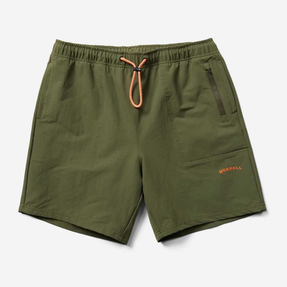 Pantalones Cortos Merrell Hayes Hombre Verde Oliva | México-8964262