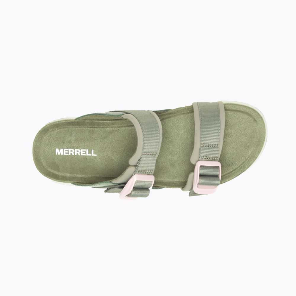 Sandalias Merrell Alpine Mujer Verdes Oscuro | México-0966732