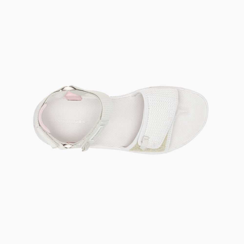 Sandalias Merrell Bravada Backstrap Mujer Blancos | México-9320764