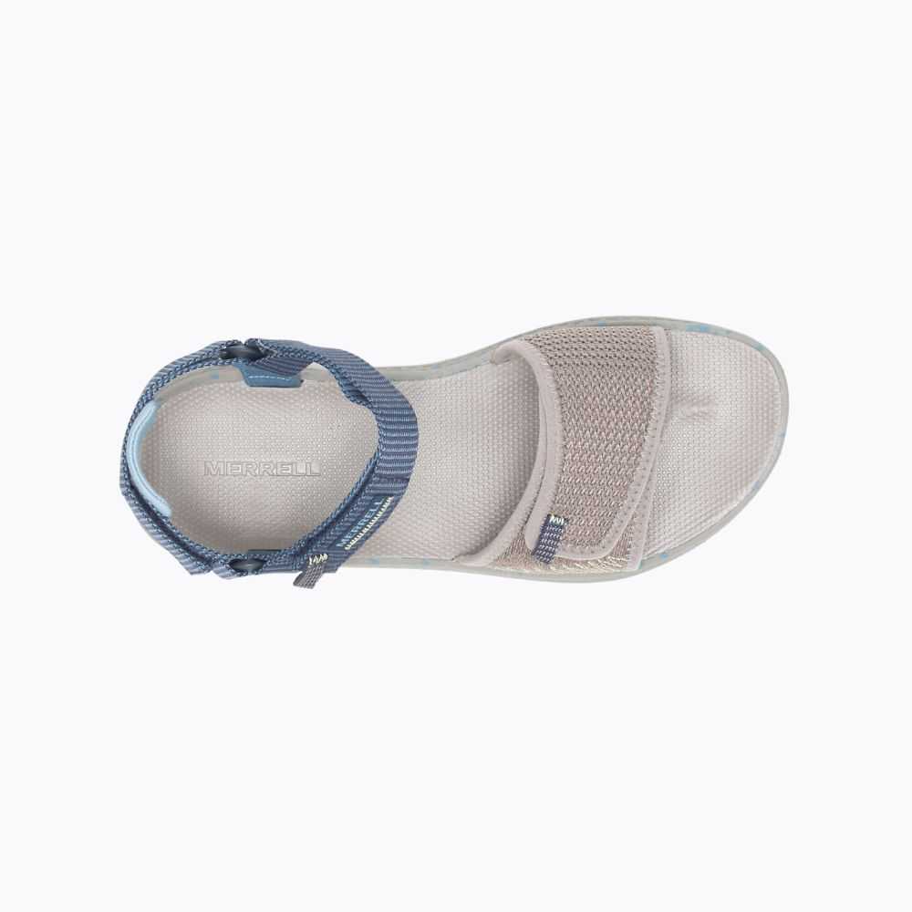 Sandalias Merrell Bravada Backstrap Mujer Azul Marino | México-9366074