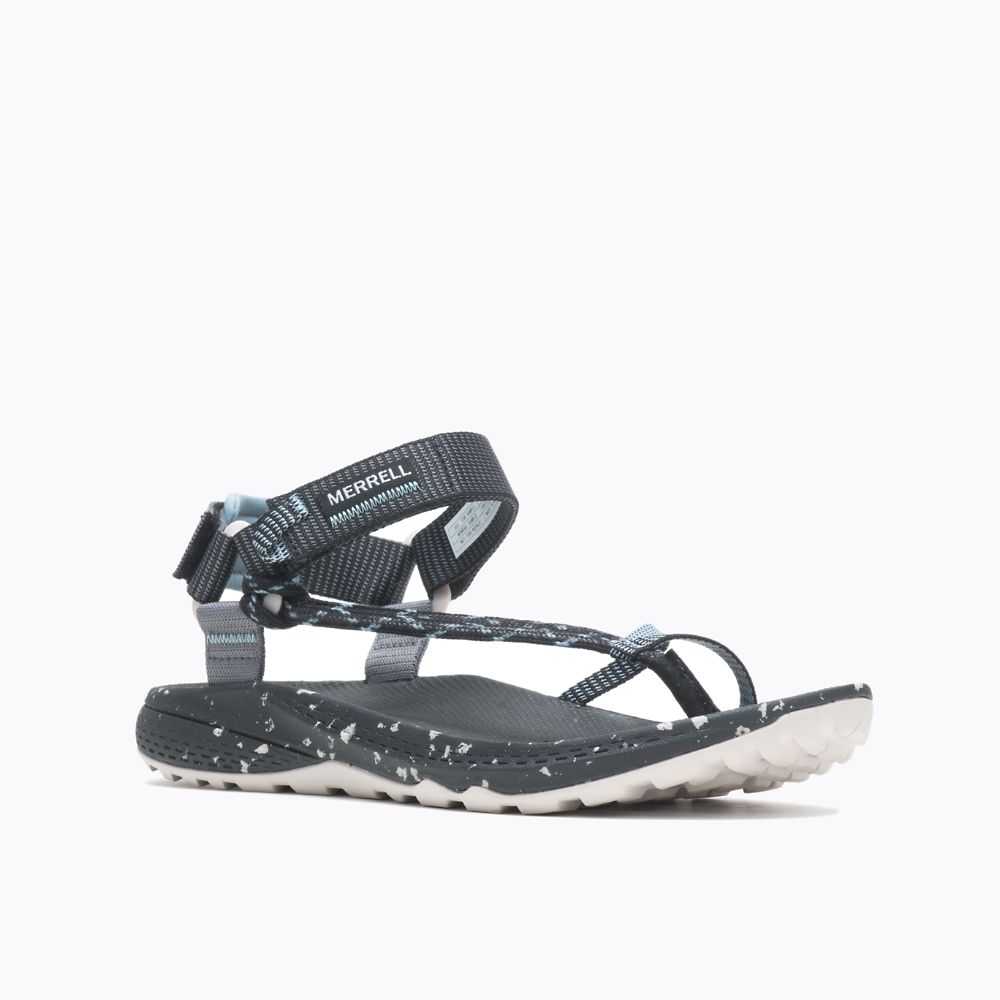 Sandalias Merrell Bravada Cord Wrap Mujer Negros | México-6847239