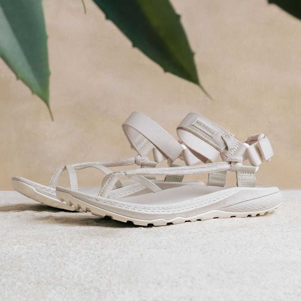 Sandalias Merrell Bravada Cord Wrap Mujer Blancos | México-9422786