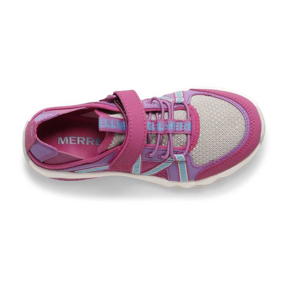 Sandalias Merrell Hydro Free Roam Niña Fucsia Beige | México-8723966