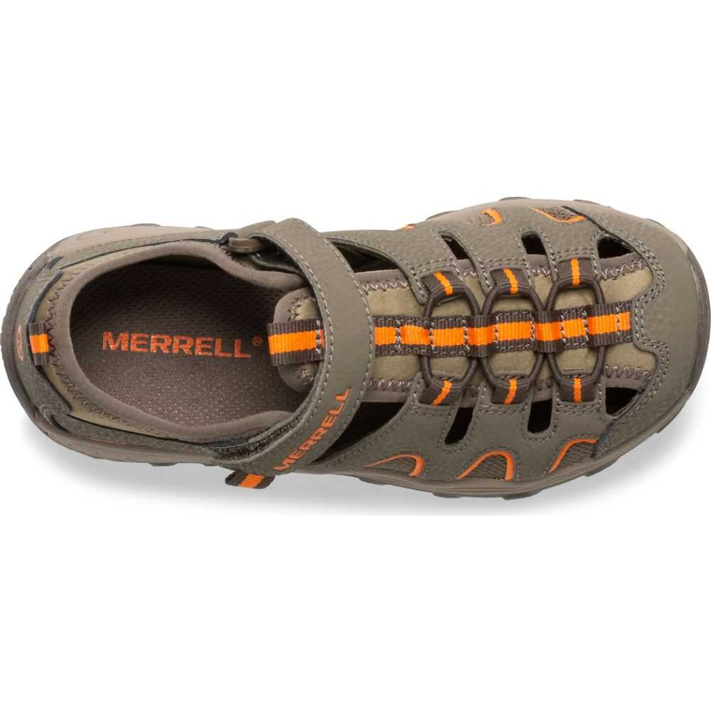 Sandalias Merrell Hydro H2O Niña Grises Naranjas | México-4326089