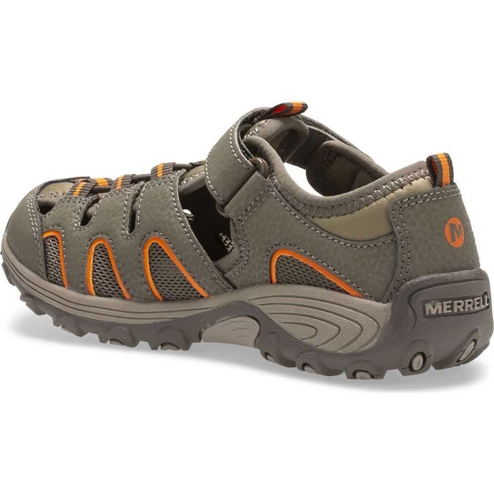 Sandalias Merrell Hydro H2O Niña Grises Naranjas | México-6622938