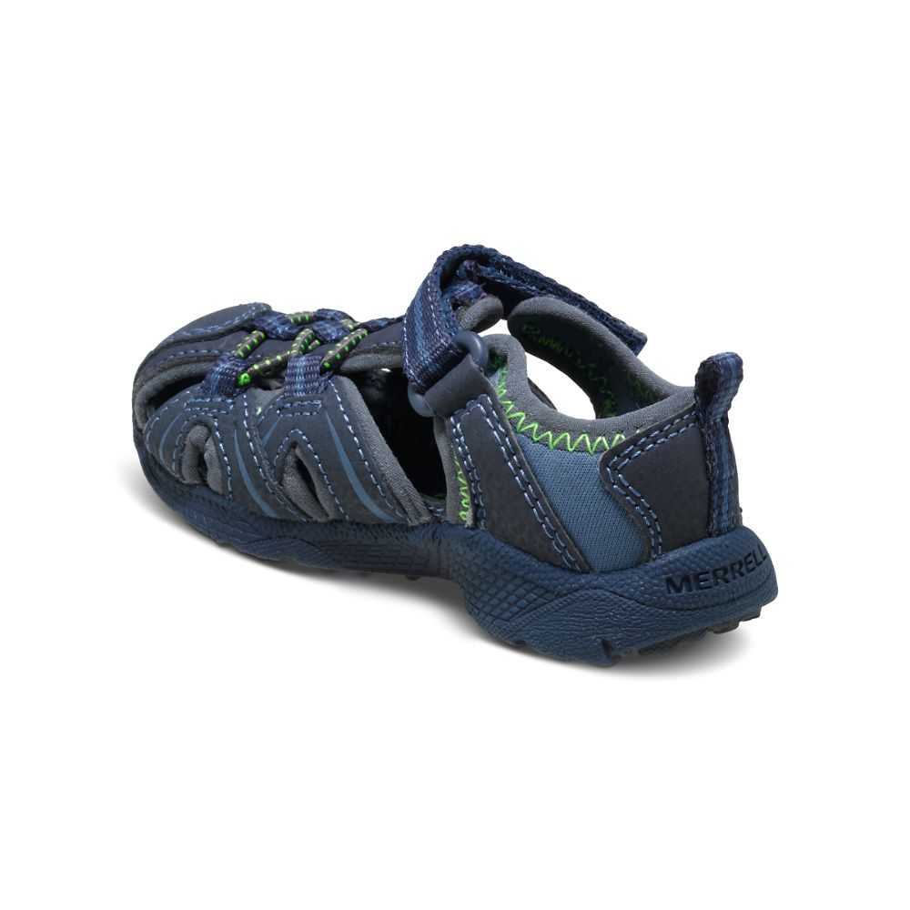 Sandalias Merrell Hydro Niña Azul Marino Verdes | México-2672436