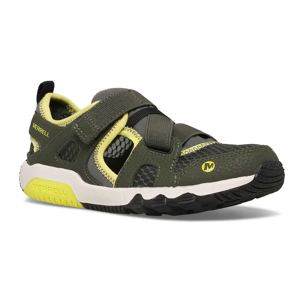 Sandalias Merrell Hydro Niña Verde Oliva Verdes Claro | México-8462290