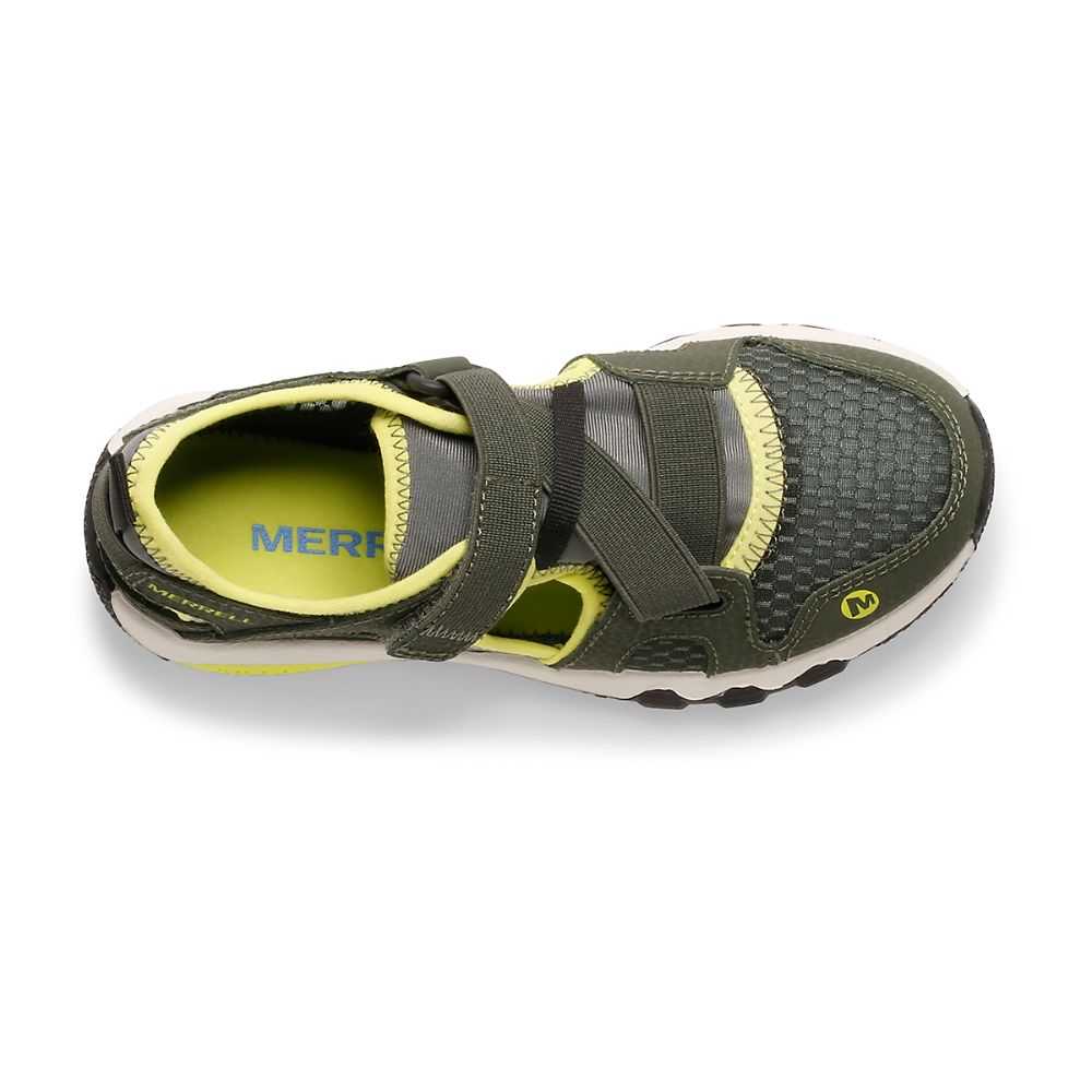 Sandalias Merrell Hydro Niña Verde Oliva Verdes Claro | México-8462290