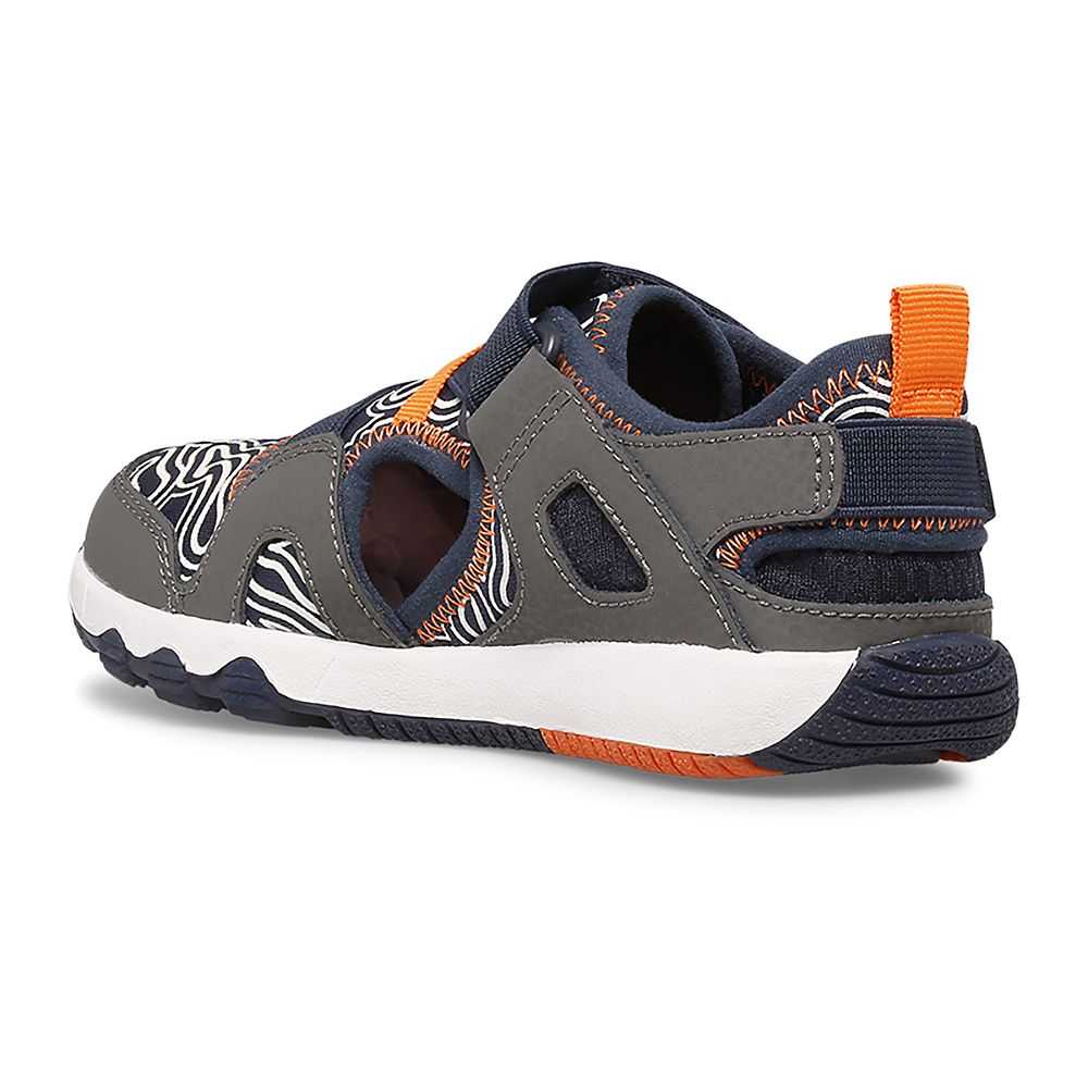 Sandalias Merrell Hydro Niño Grises Azul Marino | México-7826362