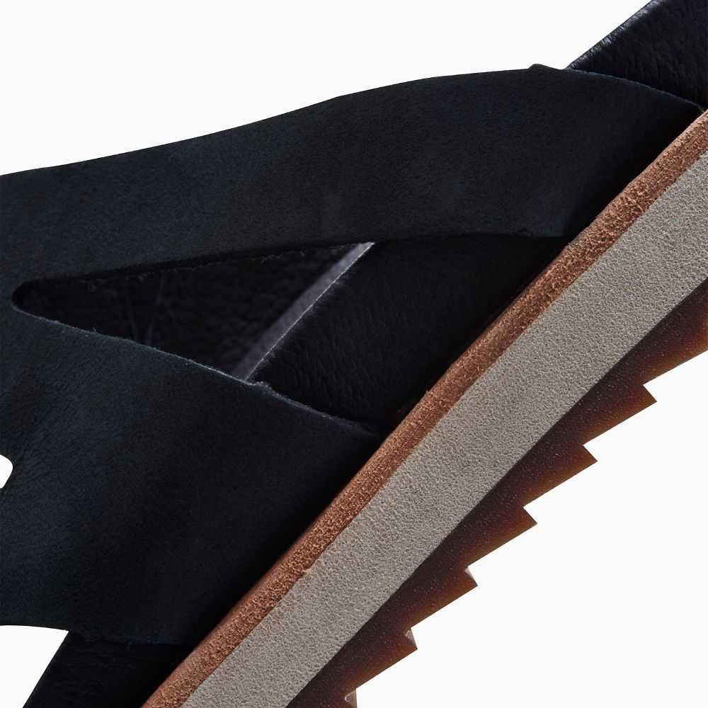 Sandalias Merrell Juno Wrap Mujer Negros | México-6420963