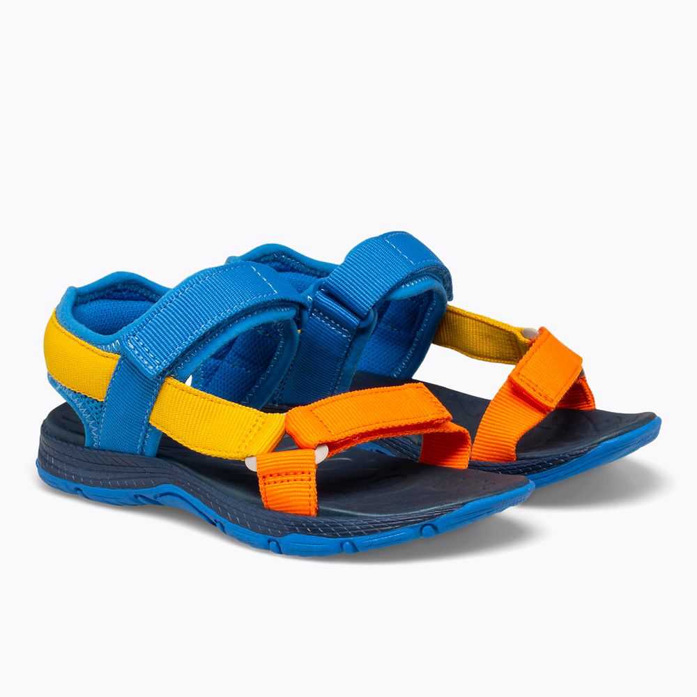 Sandalias Merrell Kahuna Web Niña Azules Multicolor | México-0232967