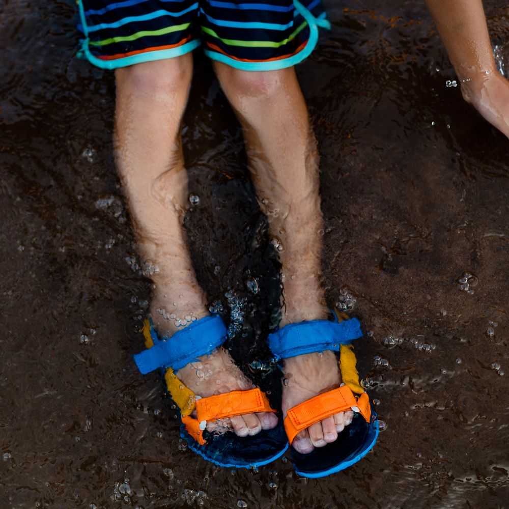 Sandalias Merrell Kahuna Web Niño Azules Multicolor | México-7490623