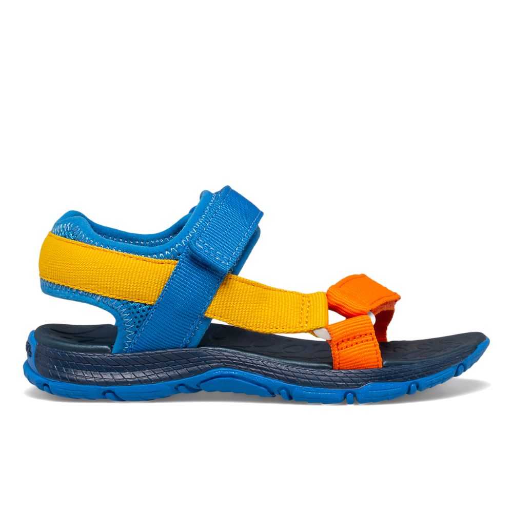 Sandalias Merrell Kahuna Web Niño Azules Multicolor | México-7490623