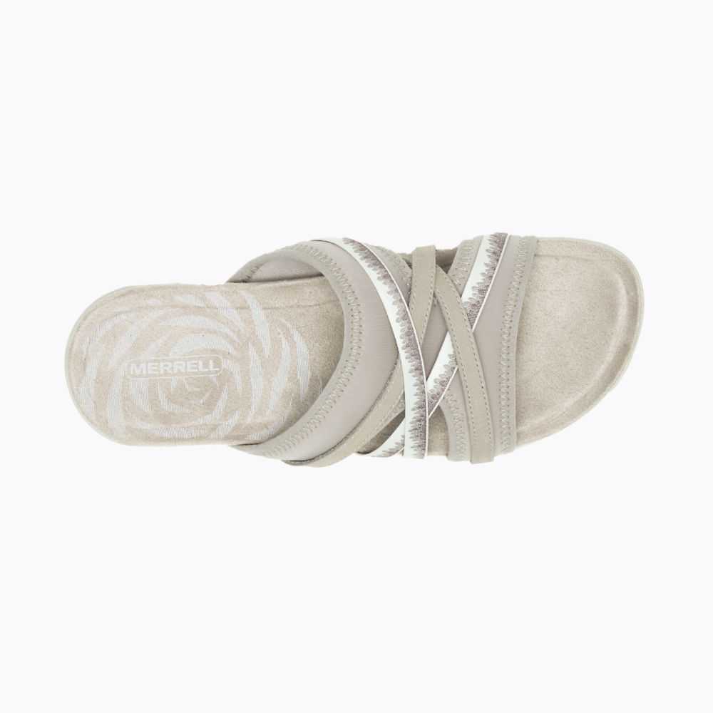 Sandalias Merrell Terran 3 Cush Chanclas Mujer Blancos | México-2238964