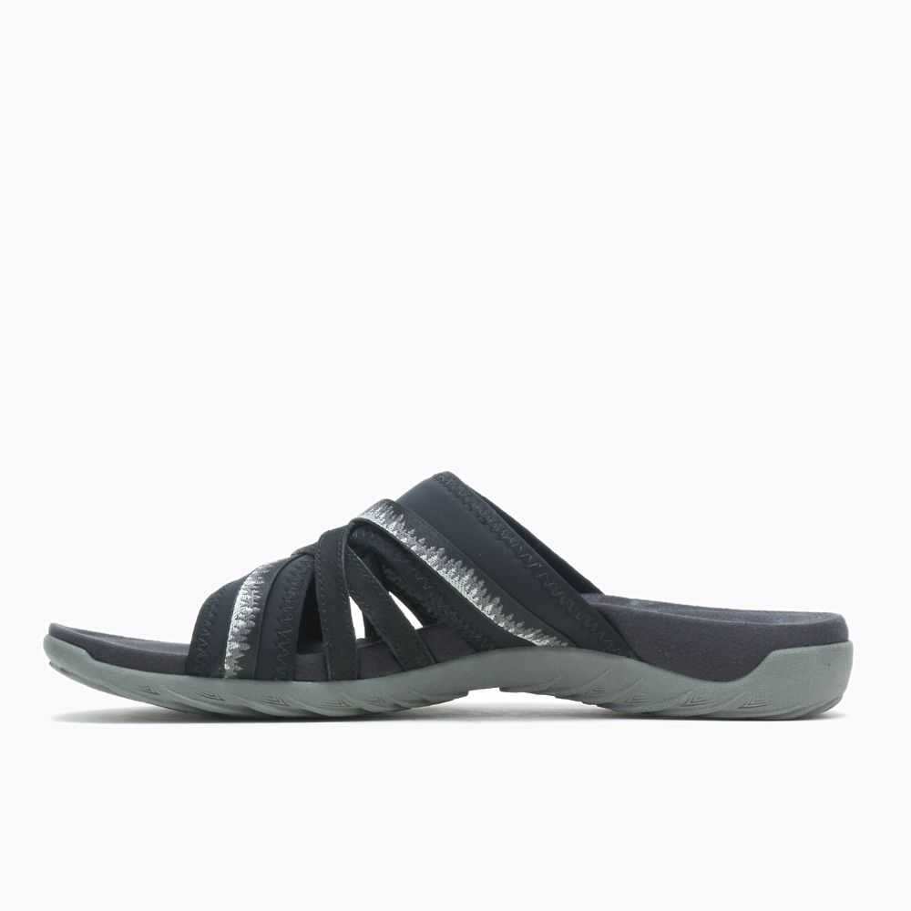 Sandalias Merrell Terran 3 Cush Chanclas Mujer Negros | México-3872629