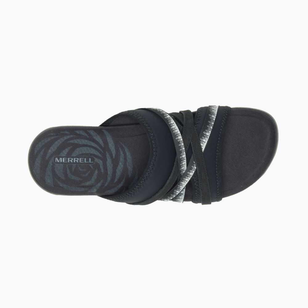 Sandalias Merrell Terran 3 Cush Chanclas Mujer Negros | México-3872629