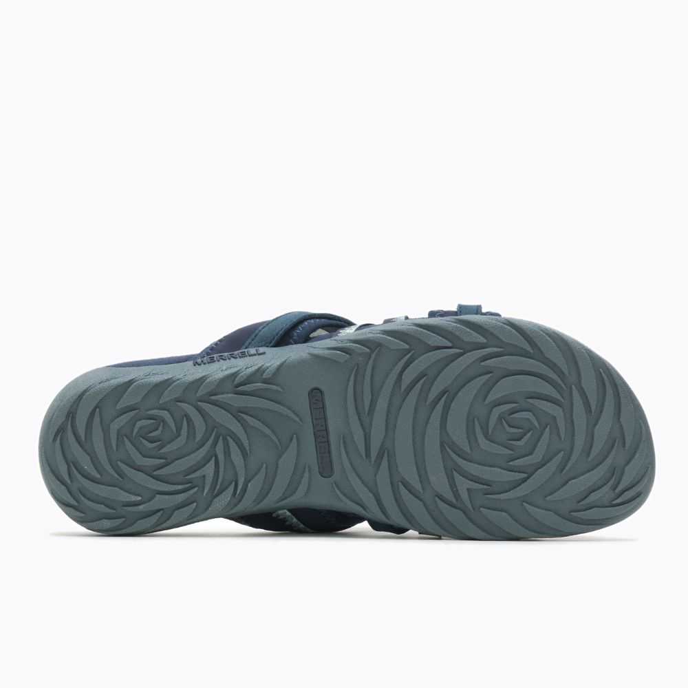 Sandalias Merrell Terran 3 Cush Chanclas Mujer Azul Marino | México-4960732