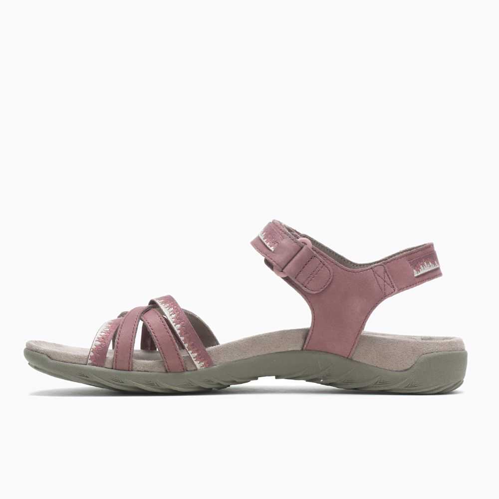 Sandalias Merrell Terran 3 Cush Cross Mujer Vino | México-0278366