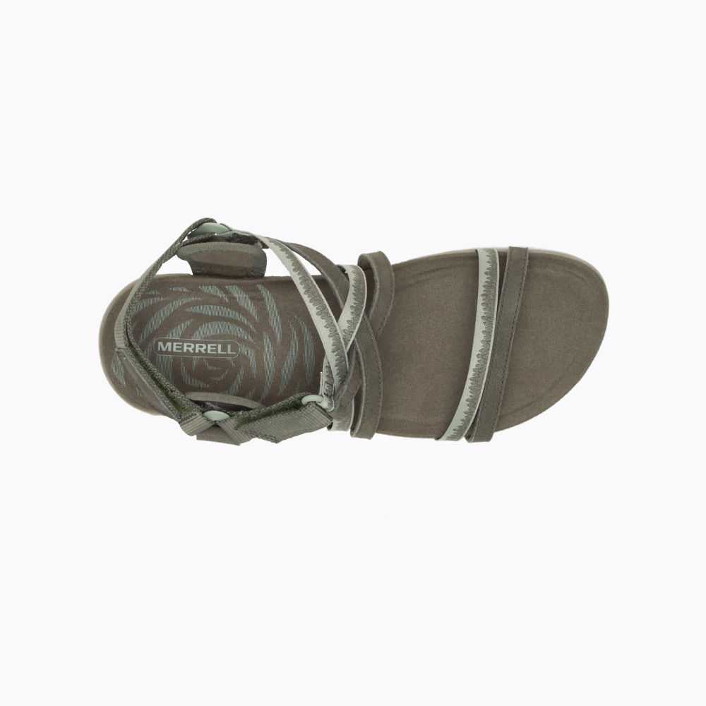 Sandalias Merrell Terran 3 Cush Lattice Mujer Verde Oliva | México-3296276