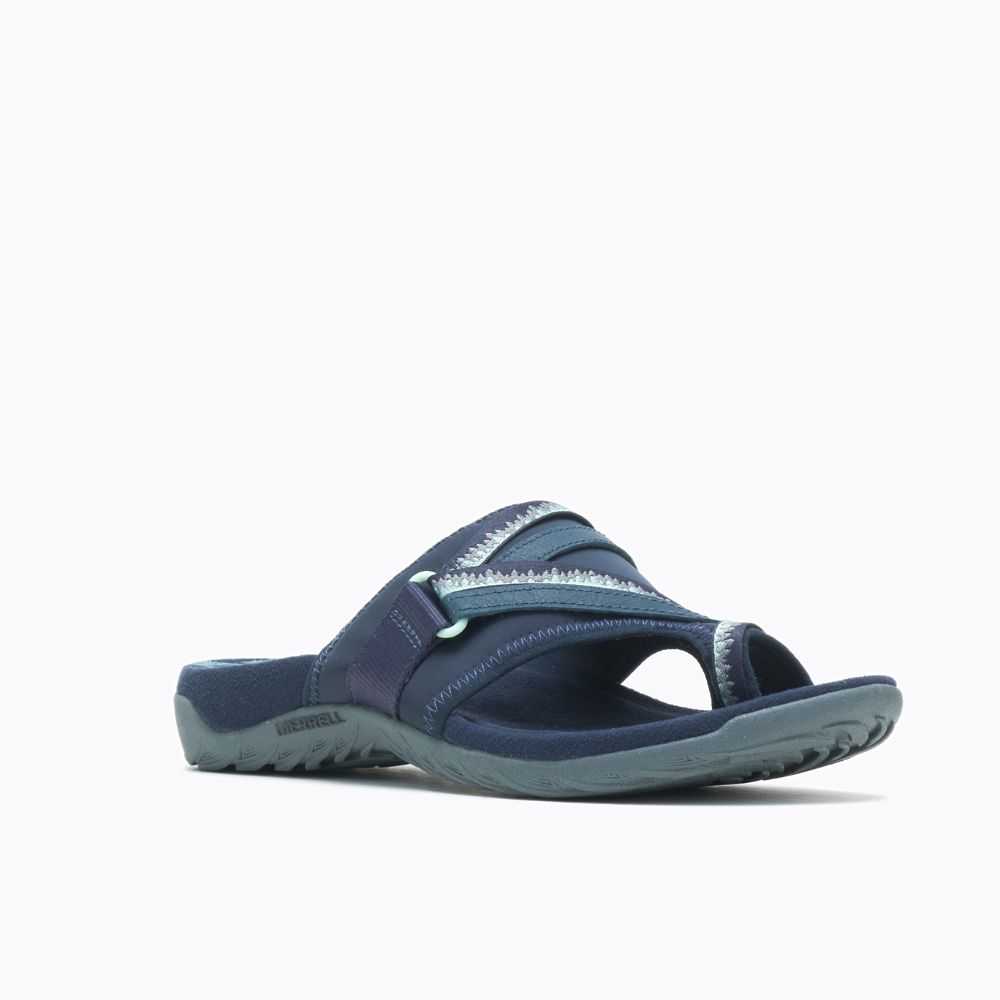 Sandalias Merrell Terran 3 Cush Post Mujer Azul Marino | México-2976024