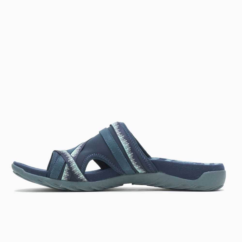 Sandalias Merrell Terran 3 Cush Post Mujer Azul Marino | México-2976024