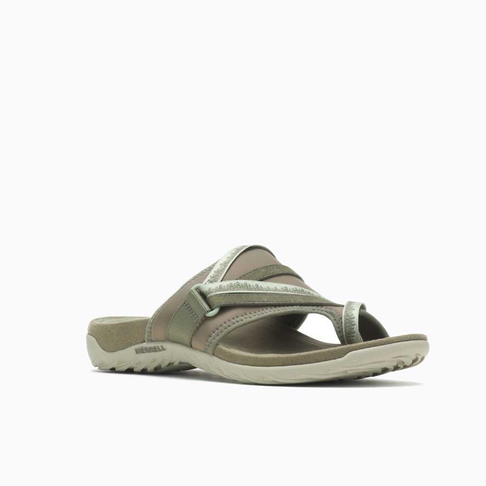 Sandalias Merrell Terran 3 Cush Post Mujer Verde Oliva | México-4228697