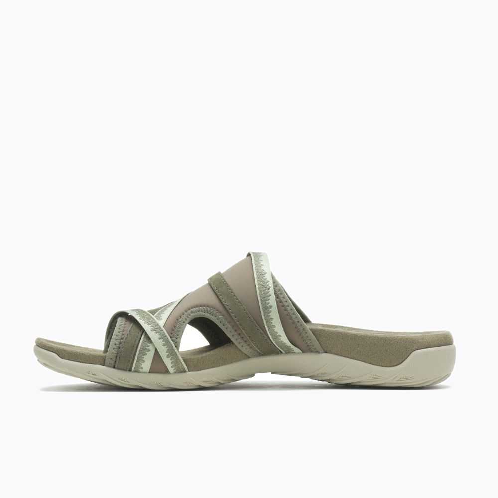 Sandalias Merrell Terran 3 Cush Post Mujer Verde Oliva | México-4228697