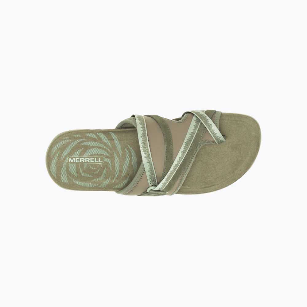 Sandalias Merrell Terran 3 Cush Post Mujer Verde Oliva | México-4228697