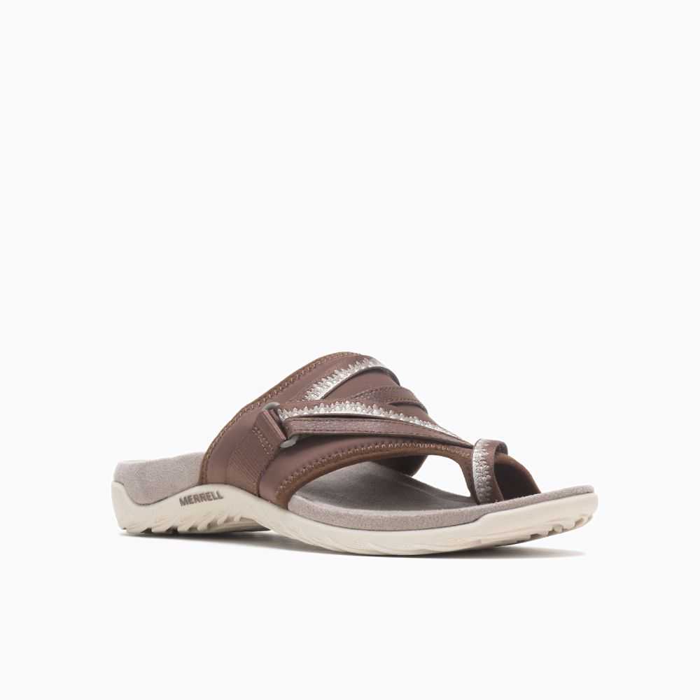 Sandalias Merrell Terran 3 Cush Post Mujer Marrom Oscuro | México-6324287