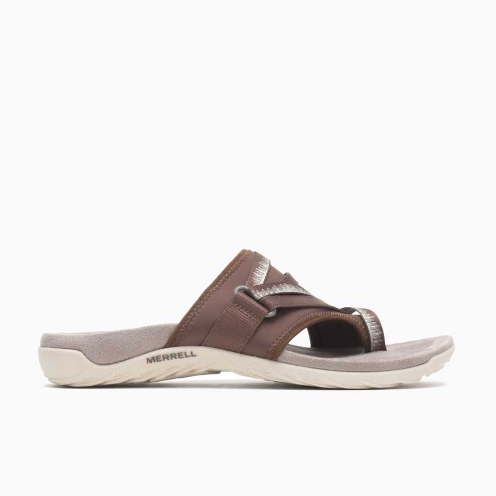 Sandalias Merrell Terran 3 Cush Post Mujer Marrom Oscuro | México-6324287