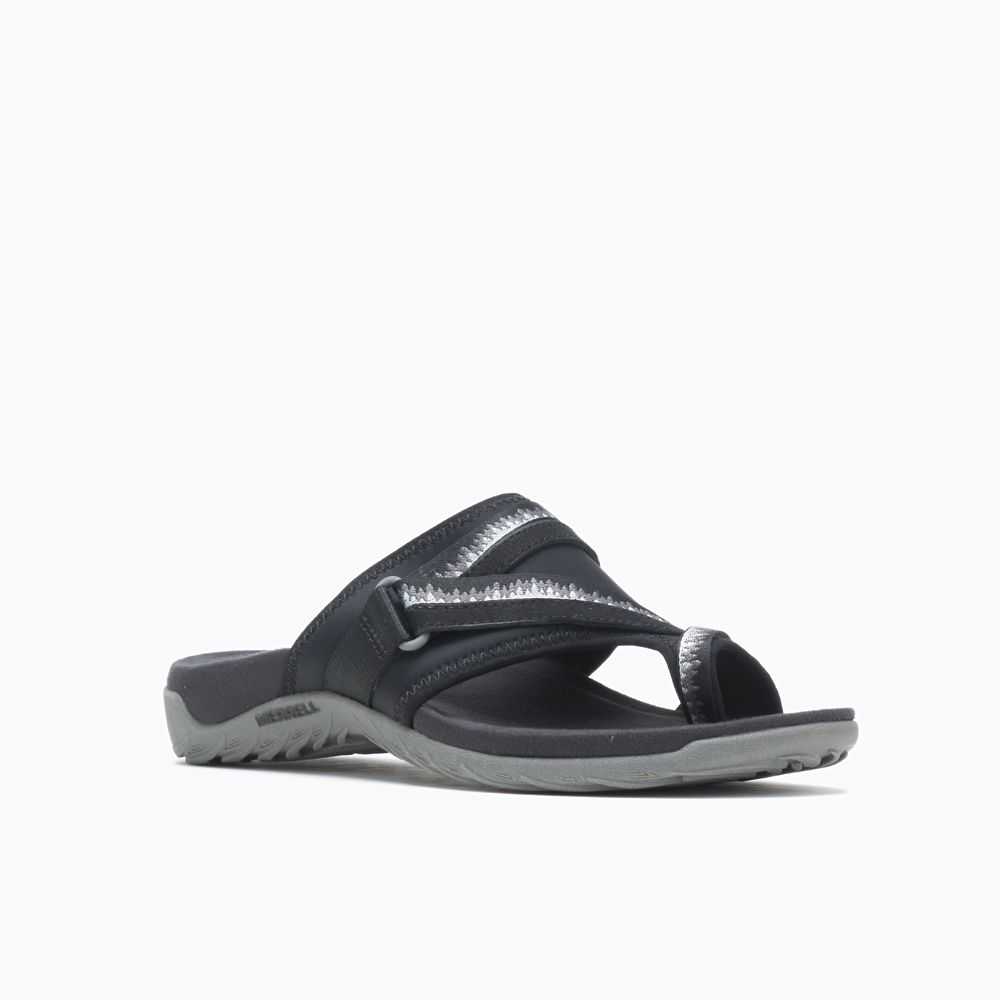 Sandalias Merrell Terran 3 Cush Post Mujer Negros | México-6422970