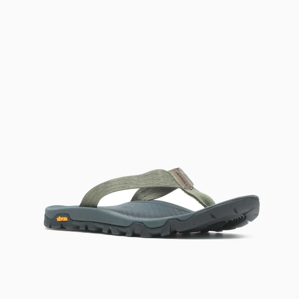 Sandalias Senderismo Merrell Breakwater Hombre Verdes Oscuro | México-6378246