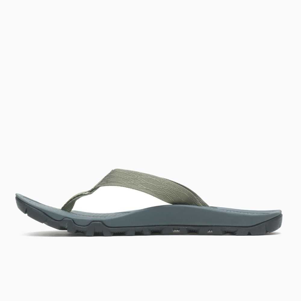 Sandalias Senderismo Merrell Breakwater Hombre Verdes Oscuro | México-6378246