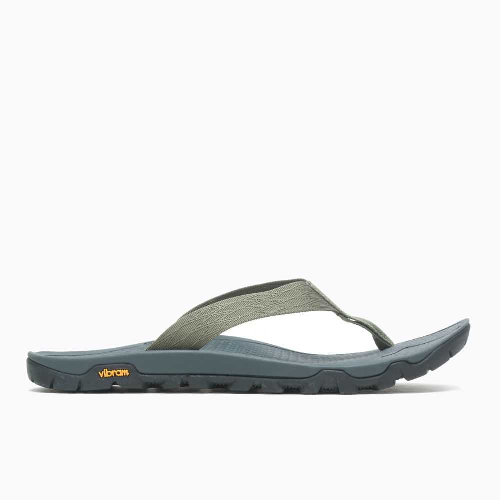 Sandalias Senderismo Merrell Breakwater Hombre Verdes Oscuro | México-6378246