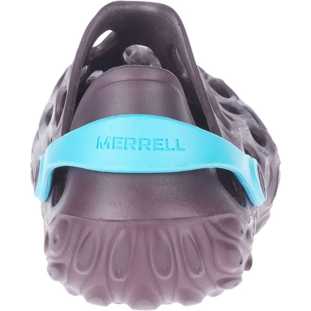 Sandalias Senderismo Merrell Hydro Moc Mujer Vino Azules | México-3866972