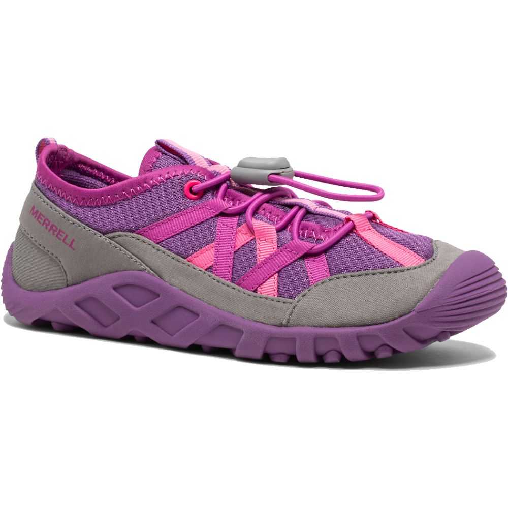 Sandalias Senderismo Merrell Hydro Niña Grises Fucsia | México-0622468