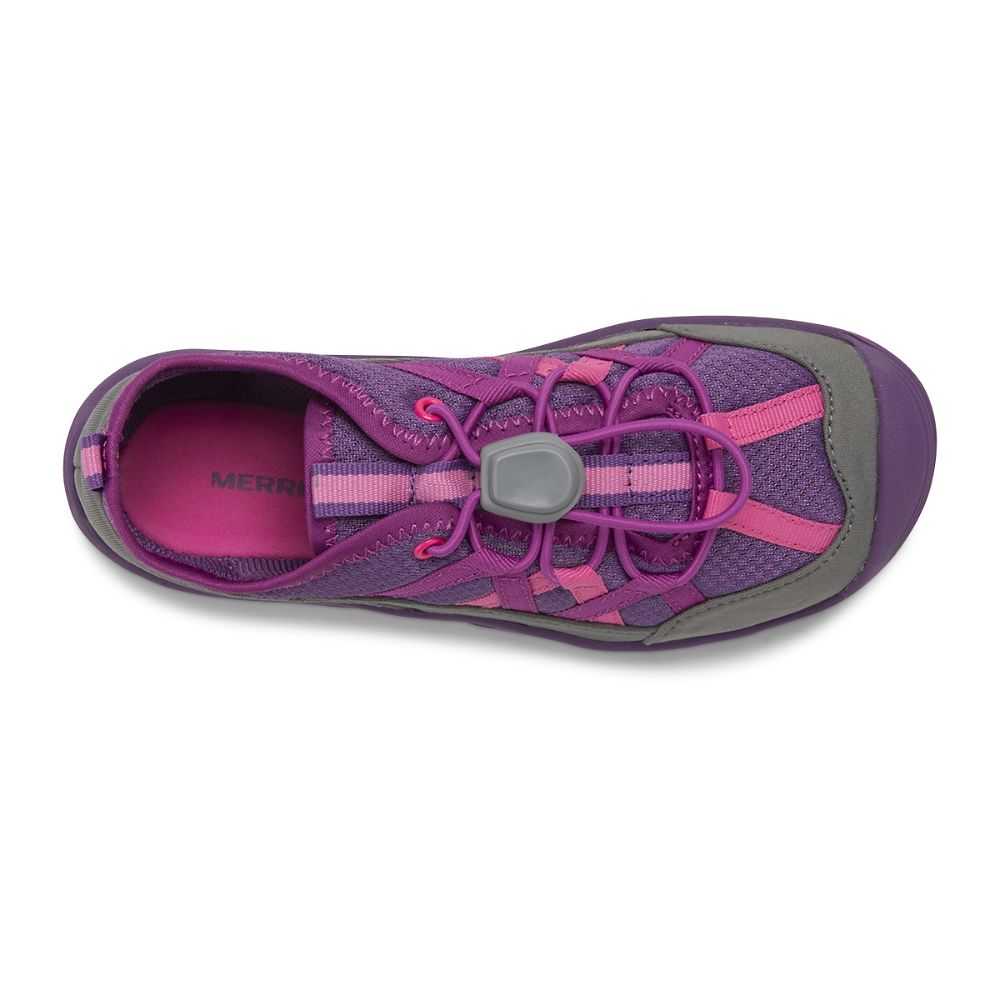 Sandalias Senderismo Merrell Hydro Niña Grises Fucsia | México-0622468