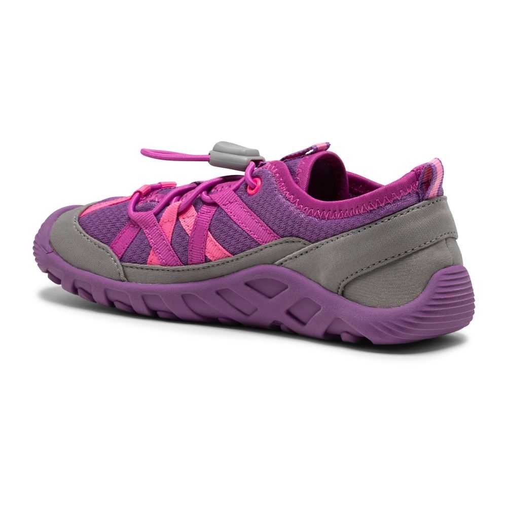 Sandalias Senderismo Merrell Hydro Niña Grises Fucsia | México-0622468