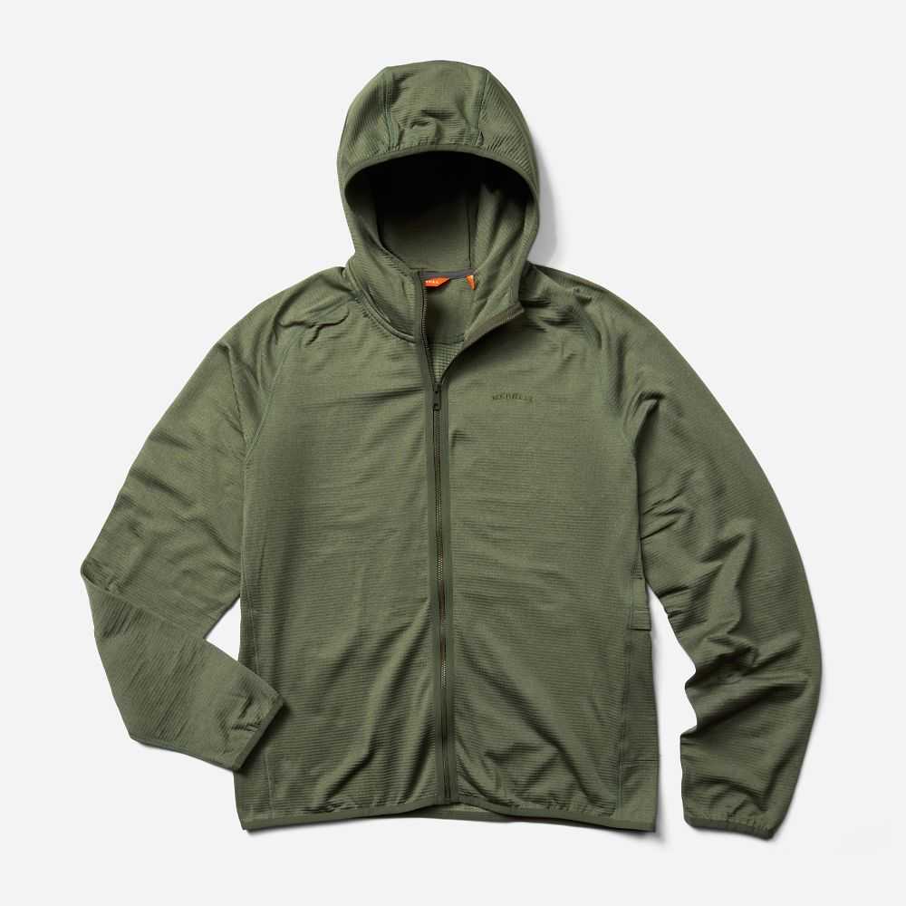 Sudadera Merrell Geotex Hombre Verde Oliva | México-8626372