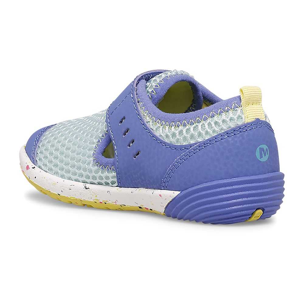 Tenis Merrell Bare Steps® H2O Niña Azul Rey Verdes Claro | México-3487206