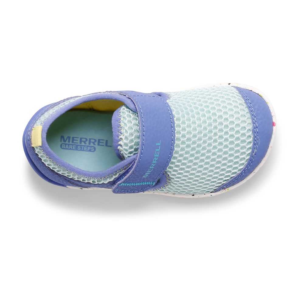 Tenis Merrell Bare Steps® H2O Niña Azul Rey Verdes Claro | México-3487206