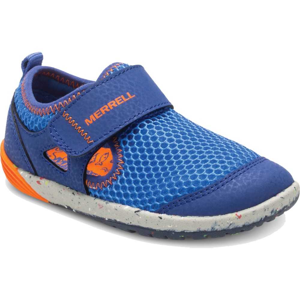 Tenis Merrell Bare Steps® H2O Niña Azules Naranjas | México-6069822