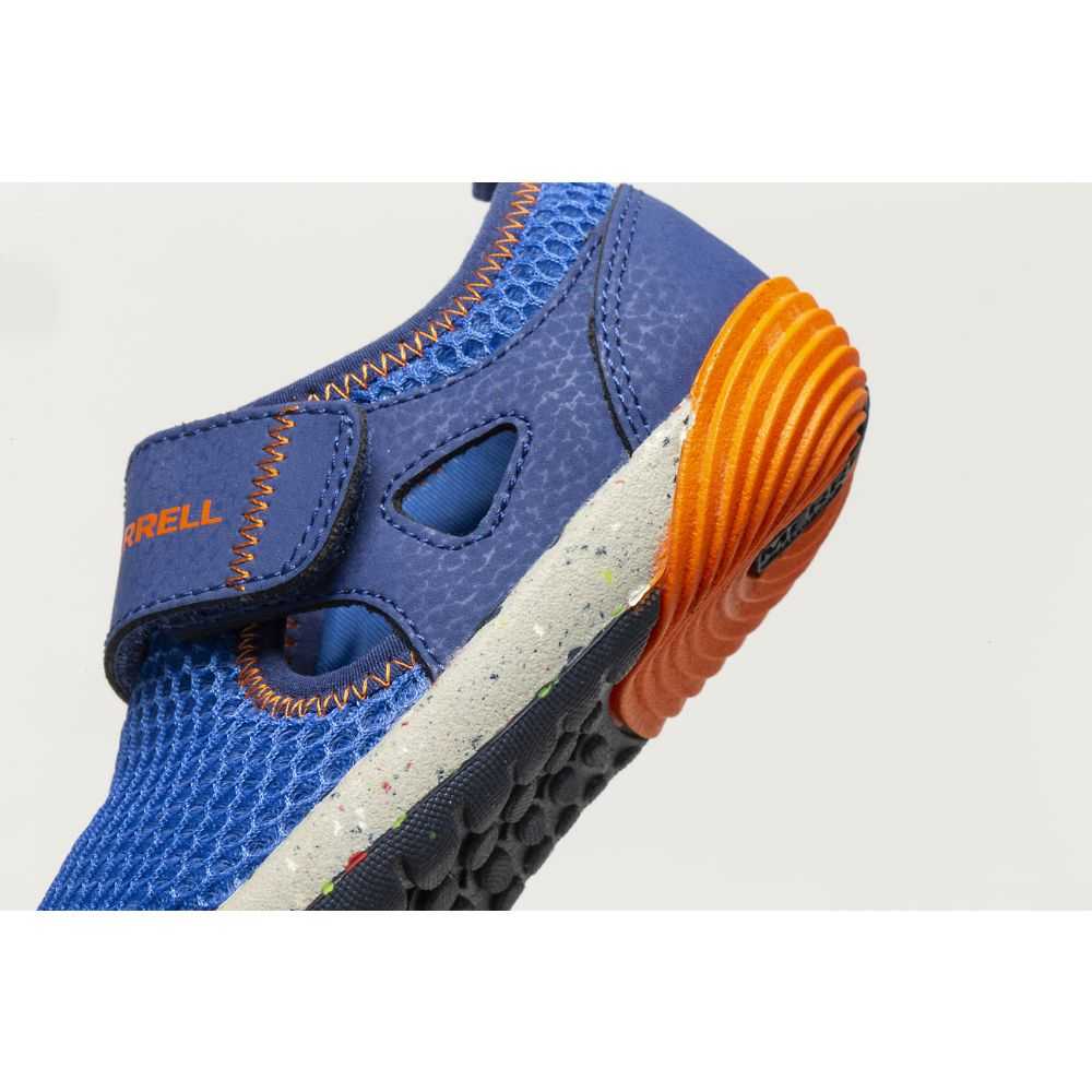 Tenis Merrell Bare Steps® H2O Niña Azules Naranjas | México-6069822