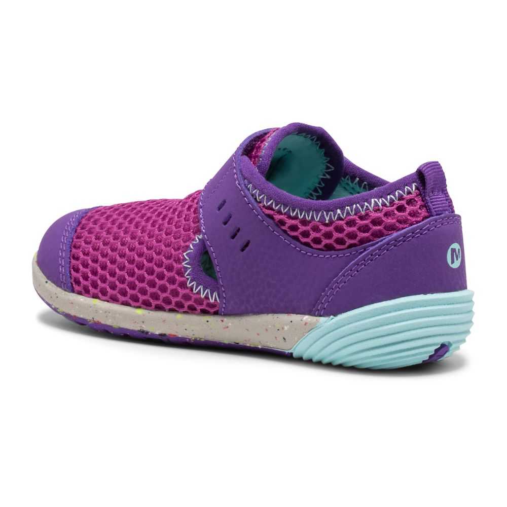 Tenis Merrell Bare Steps® H2O Niña Morados Turquesa | México-7048622