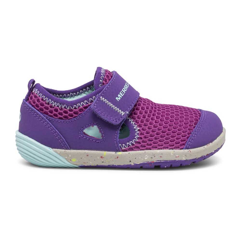 Tenis Merrell Bare Steps® H2O Niña Morados Turquesa | México-7048622