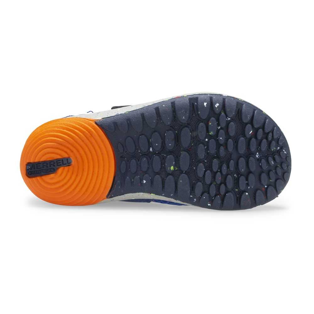 Tenis Merrell Bare Steps® H2O Niño Azules Naranjas | México-3607269