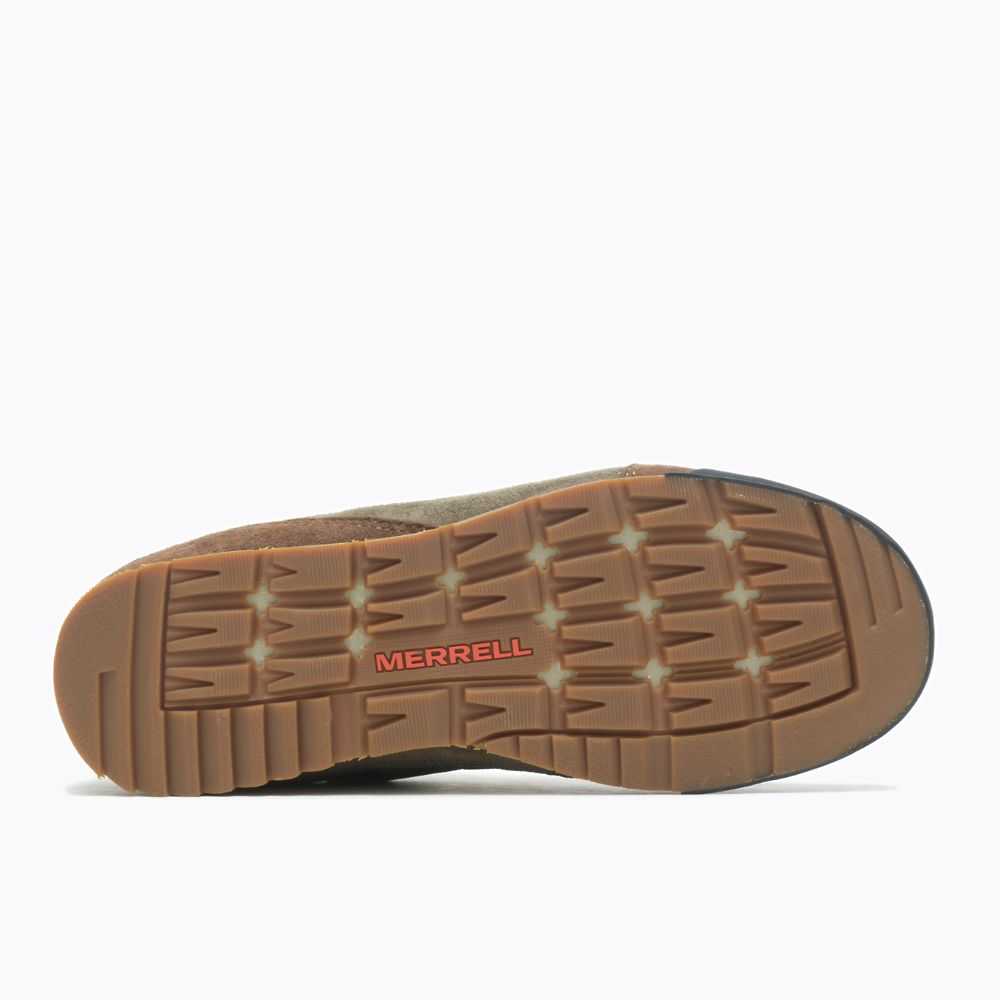 Tenis Merrell Burnt Rock Travel Gamuza Hombre Verde Oliva | México-9632487