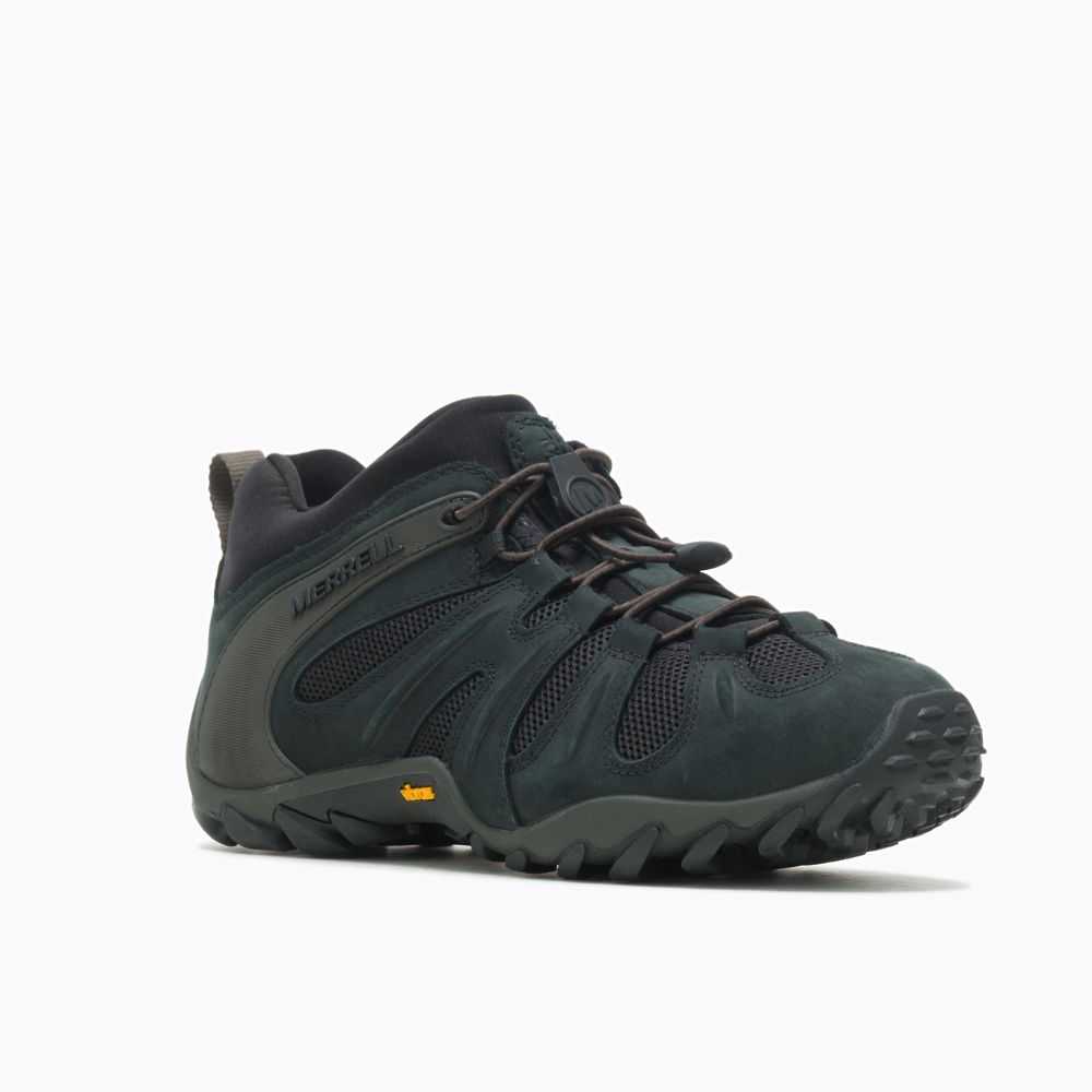 Tenis Merrell Chameleon 8 Stretch Hombre Negros | México-9268347