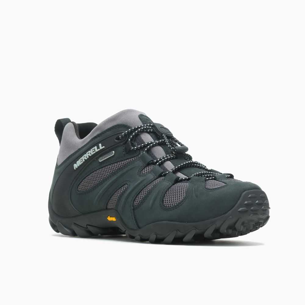 Tenis Merrell Chameleon 8 Stretch Hombre Negros Grises | México-9826246